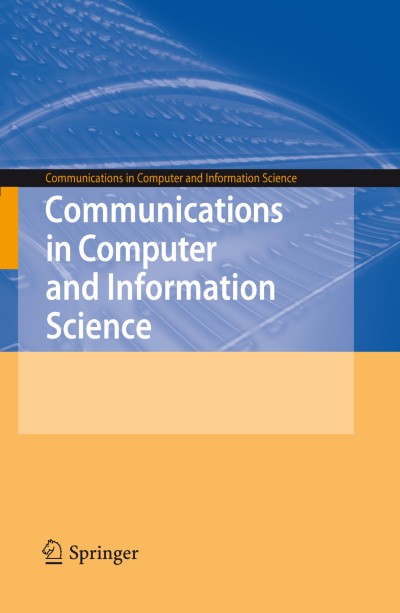 Communications in Computer and Information Science book cover